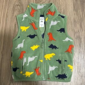 9M Fleecy Dinosaur Vest, Carters